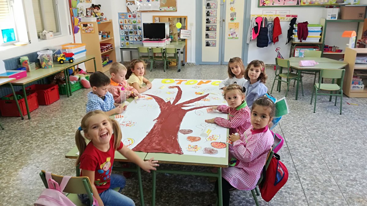 CeipAlonso's tweet photo. Los alumnos de #educacioninfantil ya están aprendiendo cosas sobre el #otoño, una estación en la que les encanta #experimentar y #Disfrutar https://t.co/iSO2ovCgf6