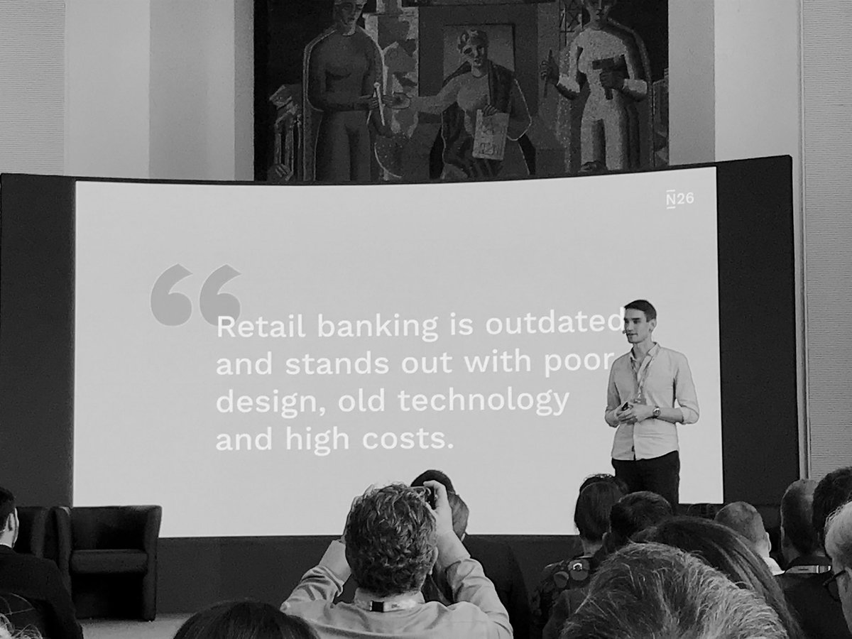 datz85's tweet photo. Building a bank the world loves to use #DanielCalvert #N26 at #AIBT #AccentureInteractive https://t.co/gzLvj8kSGm