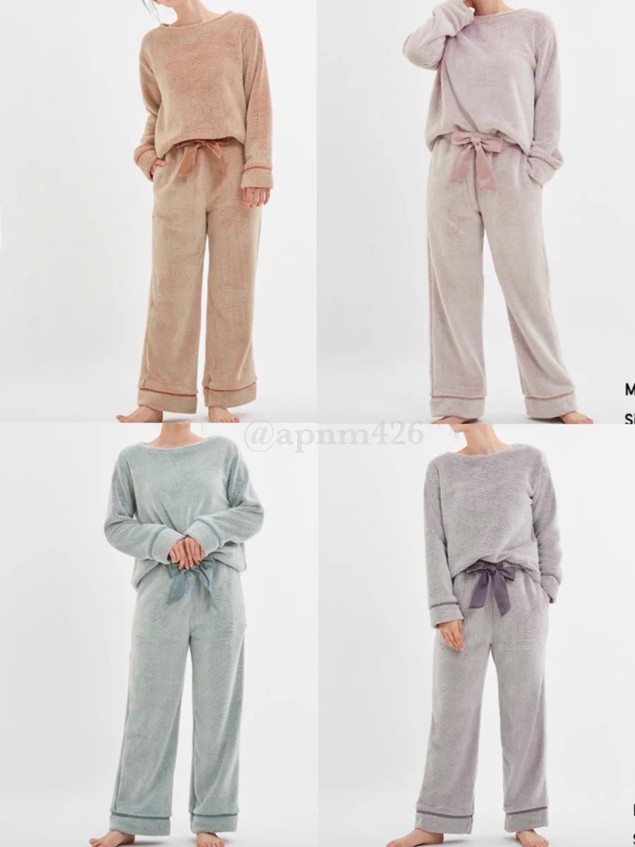 GUのもこもこパジャマのカラー展開がダッフィーフレンズでかわいい！！！