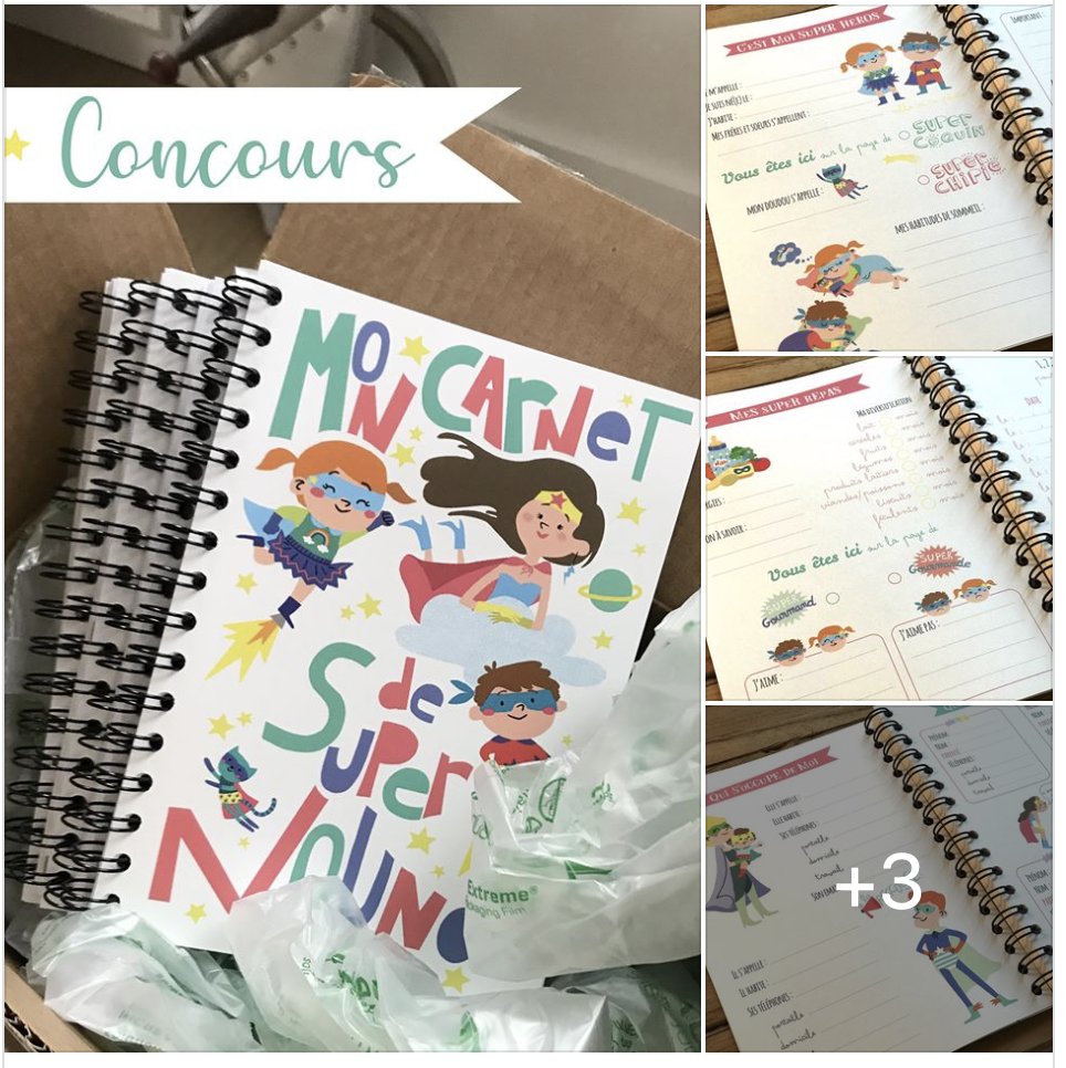 Tentez de gagner votre carnet de super nounou.
Il ne vous quittera plus pour allez chez nounou, à la crèche ou chez les grands parents. Un véritable allié pour tout savoir du quotidien de bébé.
facebook.com/dookids.fr/