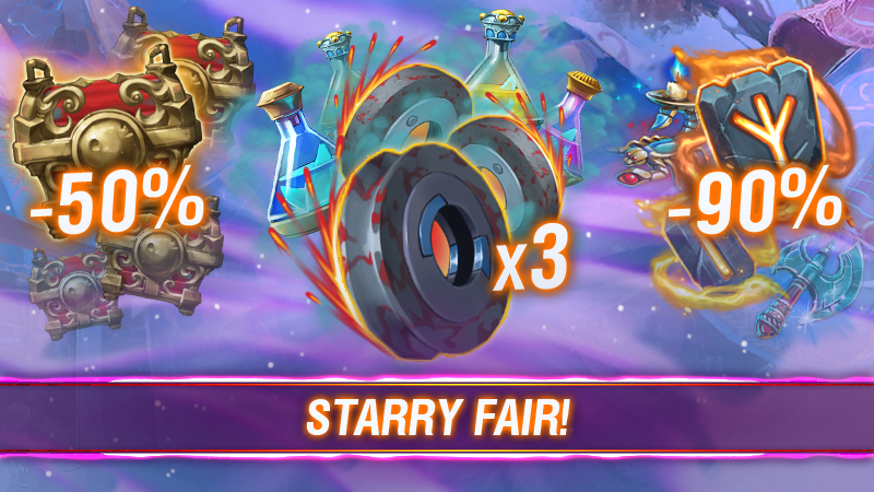 prime_world's tweet photo. Luna has become some kind of overly thoughtful. To cheer up the poor lass and make other Heroes happy, too, the merchants have announced discounts on everything that can help them improve their builds: abrasives and catalysts, chests, talents and jackpots! https://t.co/dzypvcepNg https://t.co/n6cADQXrJX