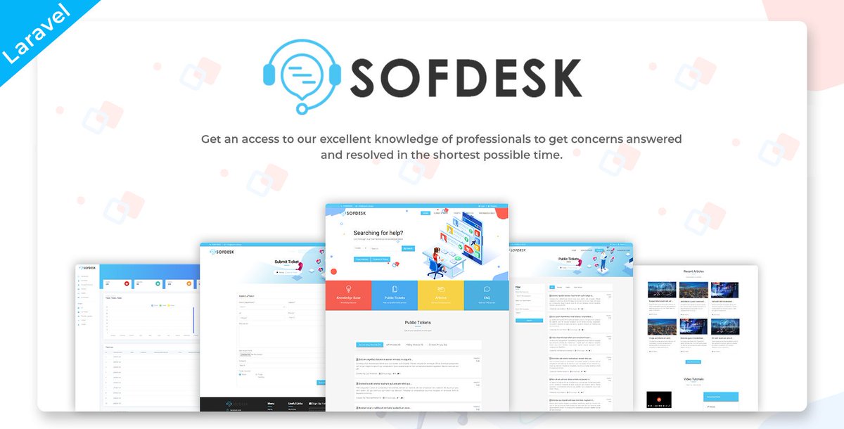 iqonicdesign's tweet image. Drive your customers and engage with them by introducing the most advanced support ticket site with SofDesk (Laravel) 

#laravel #script #supportticket #sofdesk #iqonicdesign