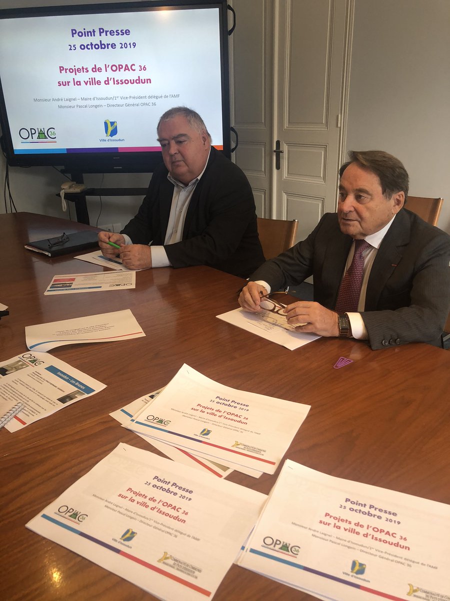 AndreLaignel's tweet photo. Construire, réhabiliter, embellir : les axes de travail et de partenariat entre la collectivité et l’ #OPAC36. Point presse médias sur les opérations diversifiées et novatrices en matière de logements. Politique de la ville, Territoires d’Industrie, OPAH+ : outils en synergies https://t.co/W0Z0FbAfVk