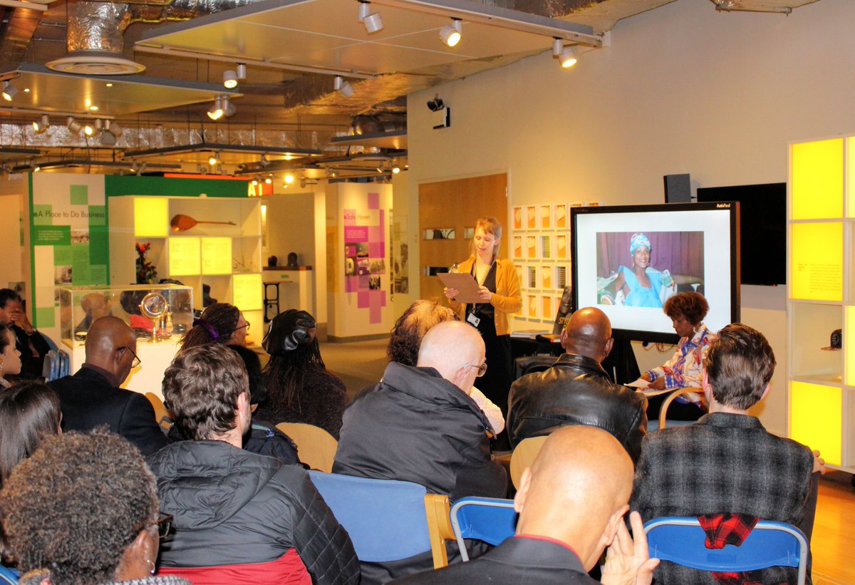 HackneyMuseum's tweet photo. An amazing evening yesterday with Style in my DNA: a conversation with Lorna Holder. During the event that is part of #hackneysgotstyle, the author and her contributors took us on a journey on fashion evolution within the British Caribbean community from the 1940s to the present. https://t.co/ybgBQb6GHd