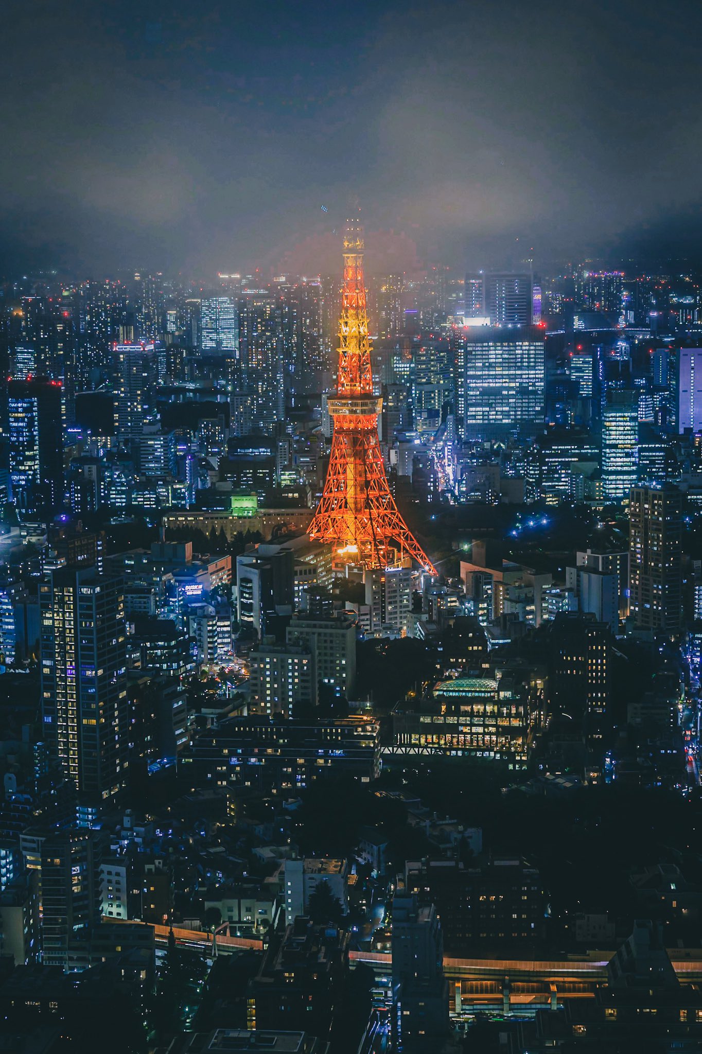 Hayato Matsuzawa 雨の都会は上から見ても綺麗だった 東京 夜景 東京タワー T Co Zzfondxoff Twitter