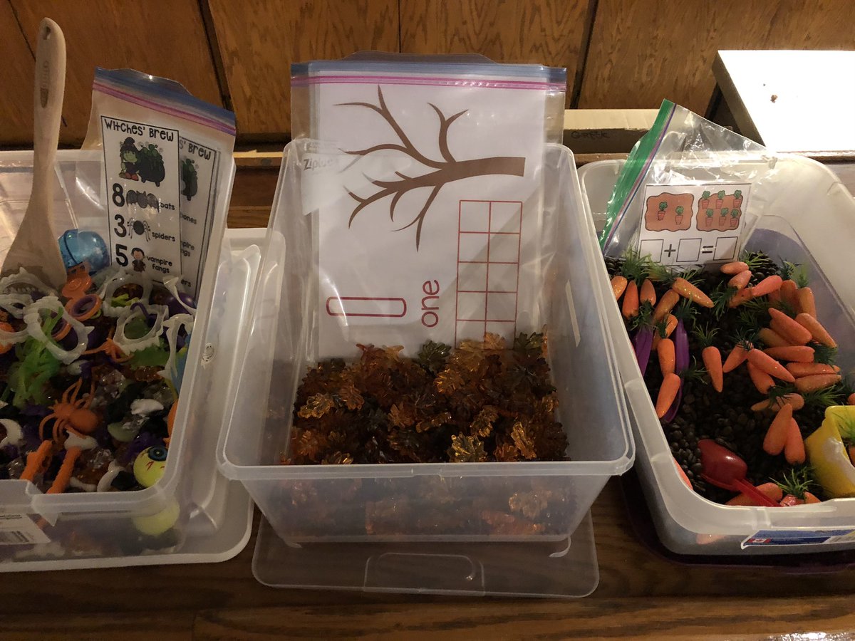 TeacherRhiger's tweet photo. Interested in ideas to address sensory needs? Check out these incredible Sensory Bins!! @ONTSpecialNeeds @SpecialEd_TVDSB @TVDSB https://t.co/4KGJbl271P