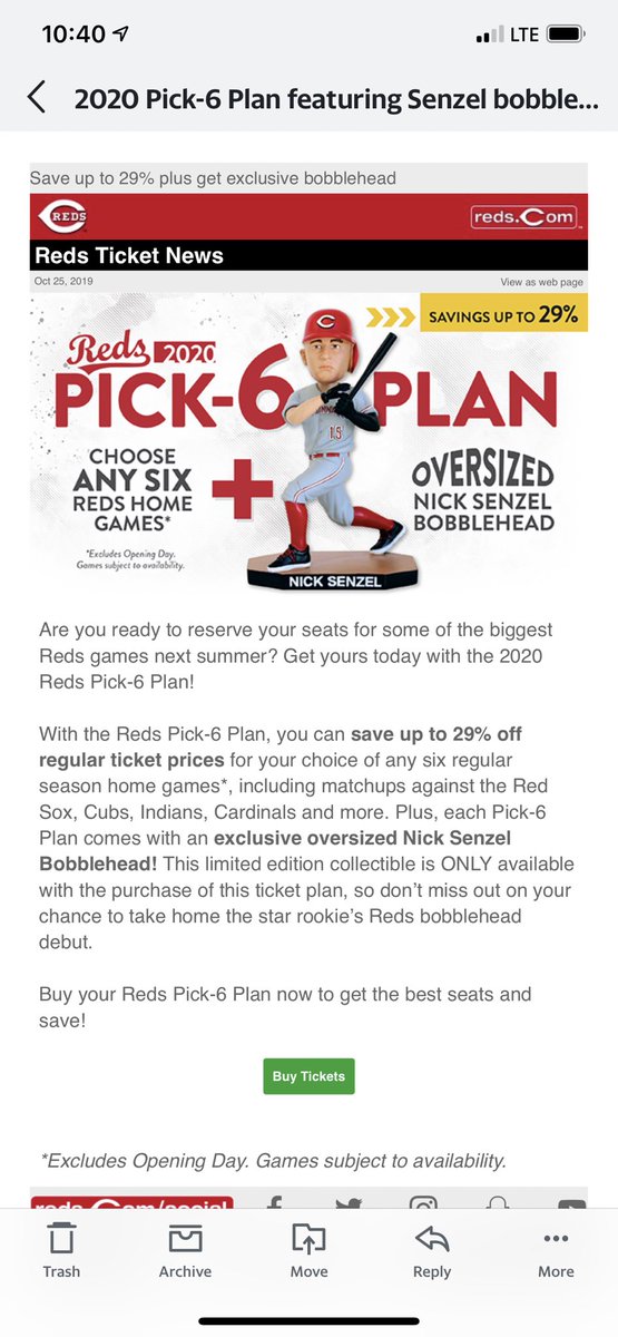 5thLineFan's tweet image. ⁦@Reds⁩ Does the Senzel bobble head come pre-broken or is part of the fun it breaks and adding it to the IL the first time it bobbles?