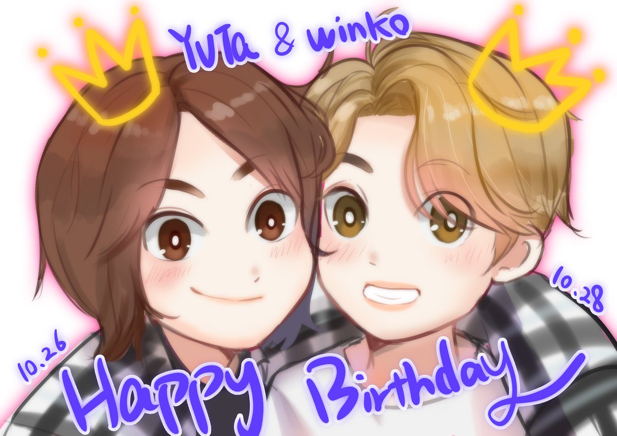 rodzuki94's tweet photo. Happy birthday to yuwin~🥰 #yuwin
#YUTA #WINWIN https://t.co/iSYccxx5c6