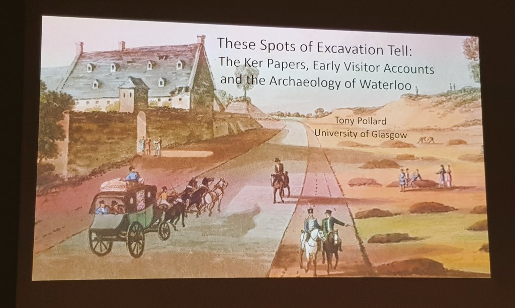 LoveArchaeology's tweet photo. Thread.
What a talk at #pgca2019 by @ProfTonyPollard about the #archives and #archaeology of #Waterloo and the #history of a battle after the fighting ends.
Join us as we delve deeper... https://t.co/ys9PlOzpfz