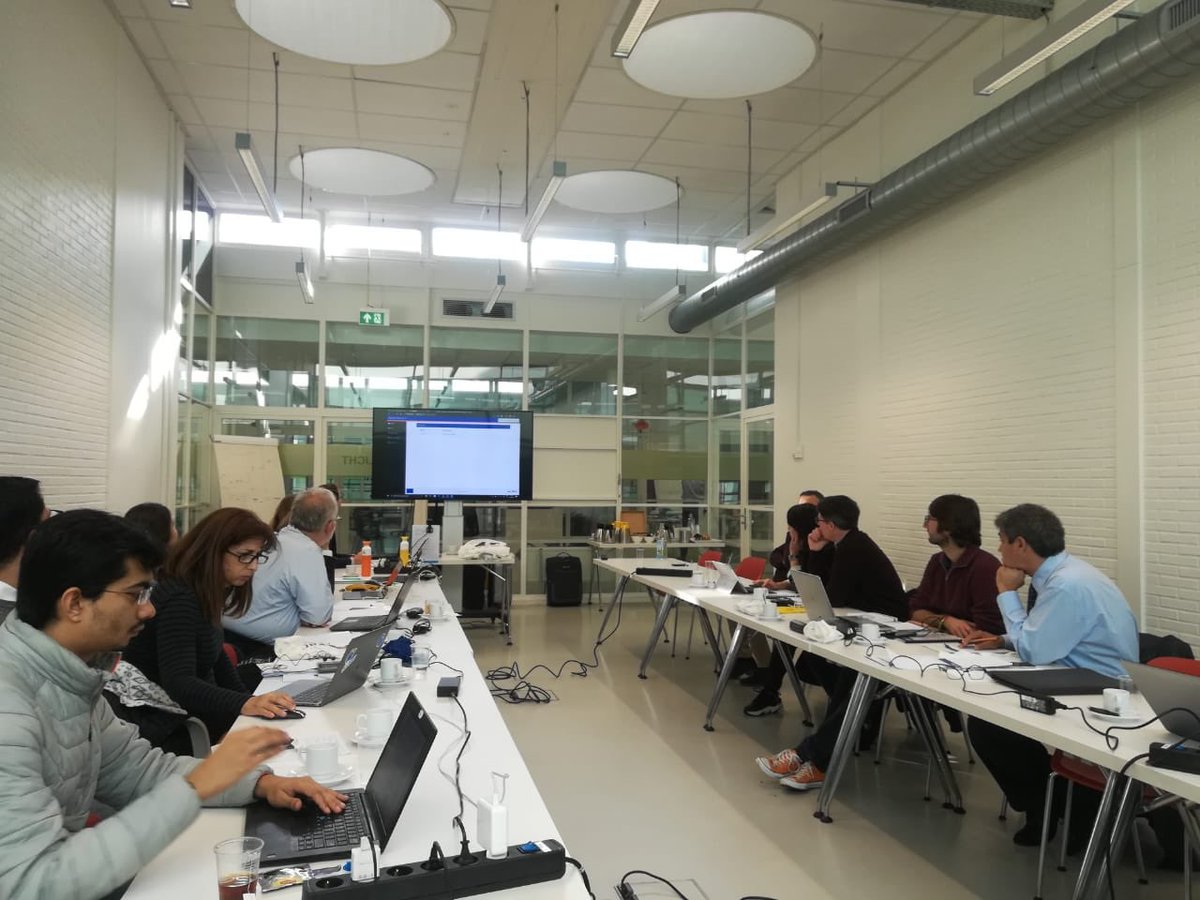 H2020_mytrac's tweet photo. Today the #My_TRAC project welcomed operators @Ruter, @emtvalencia, @TMB_Barcelona, #OASA, #Fertagus &amp; #Attiko to Delft for a workshop dedicated to the My_TRAC app &amp; its operator’s portal. Great discussions on travellers’ happiness, user interaction &amp; data-sharing! 📱🚅🚃 https://t.co/NNwVWLMRic