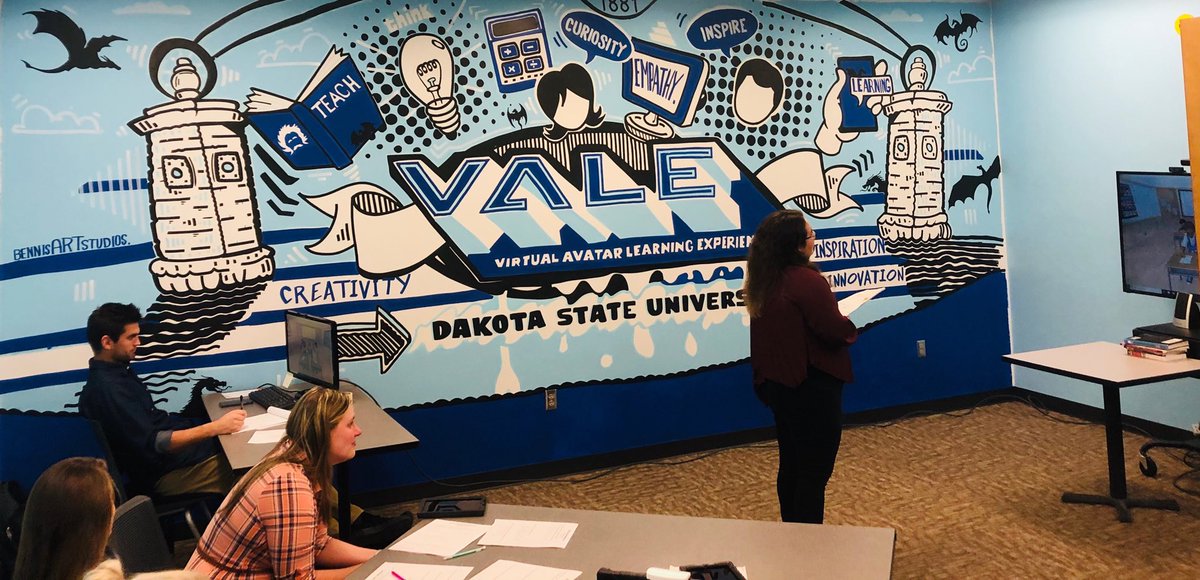 DSUteach's tweet photo. Teaching in the VALE today at ⁦@DakotaState⁩! #dsurising https://t.co/UY2v6elWZT