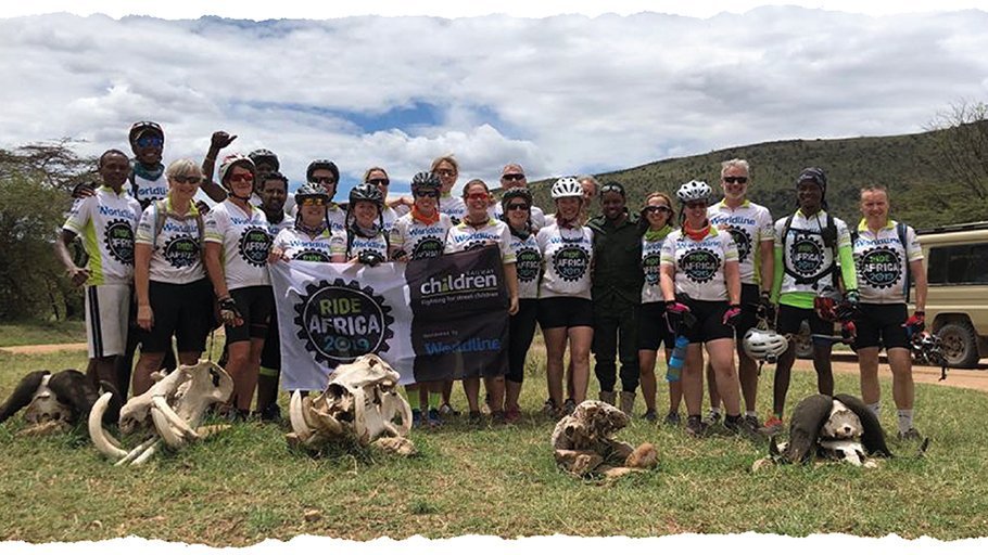WorldlineUKI's tweet photo. First ever #RideAfrica challenge event has been completed. The #challenge has brought in an incredible £60,000 in #fundraising for @RailwayChildren. Great work by everyone involved. Learn more about the journey @LouKathyAfrica. https://t.co/TUByE7jjj2
