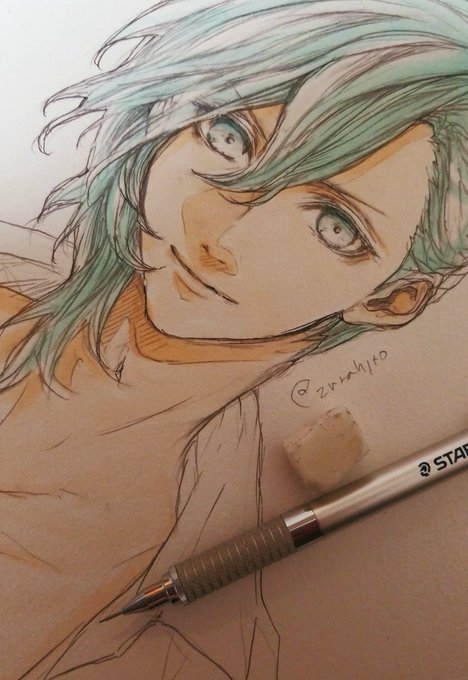 これは昨日ハイボール3杯目から描きはじた美風さんでした(報告 