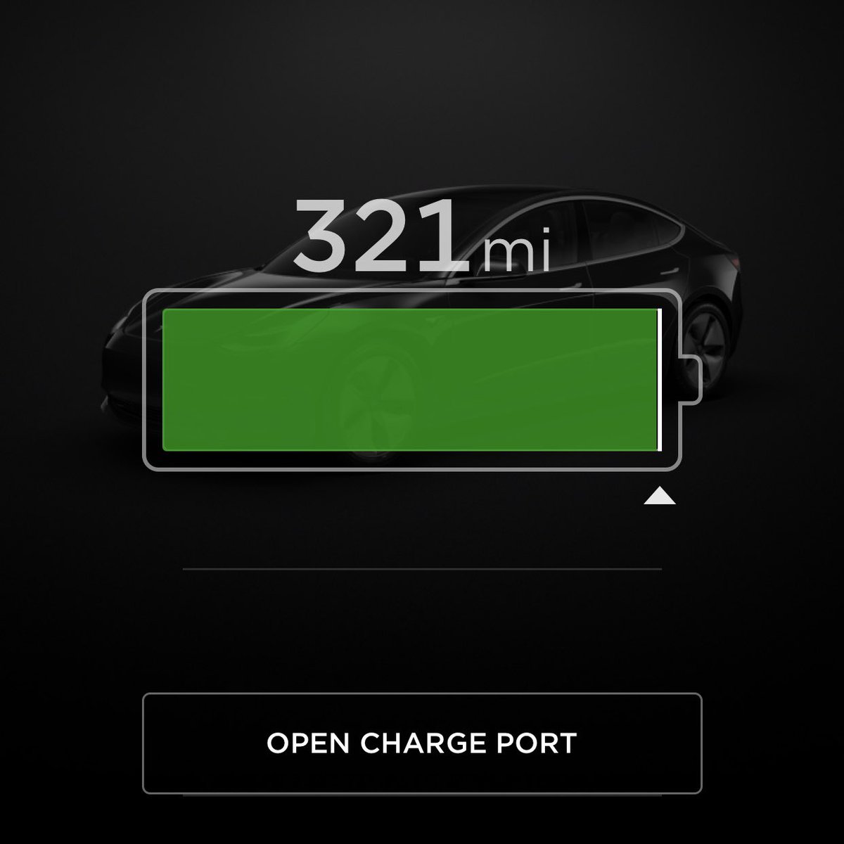 AlexRoy144's tweet photo. I donโt always charge my Tesla to 100%.
#ButWhenIDo https://t.co/tikVyDdTPj