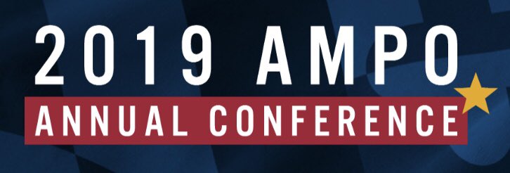 Assoc_MPOs's tweet photo. Thank you to our speakers, members and attendees for a great week! #ampo2019 See you next year in Mpls! #ampo2020 https://t.co/cZ6bpRAJPI