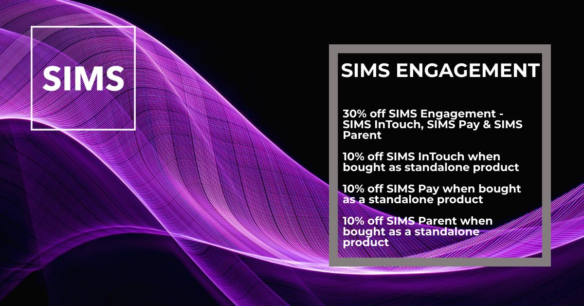 SIMSIndependent's tweet photo. Close the loop on school communications: combine email, texts, app notifications &amp; payments together with SIMS Engagement; a suite of SIMS InTouch, SIMS Pay and SIMS Parent.  We have some fantastic discounts... get in touch now to register your interest > https://t.co/RO2qwGVw0N https://t.co/Zr6pH61gyV