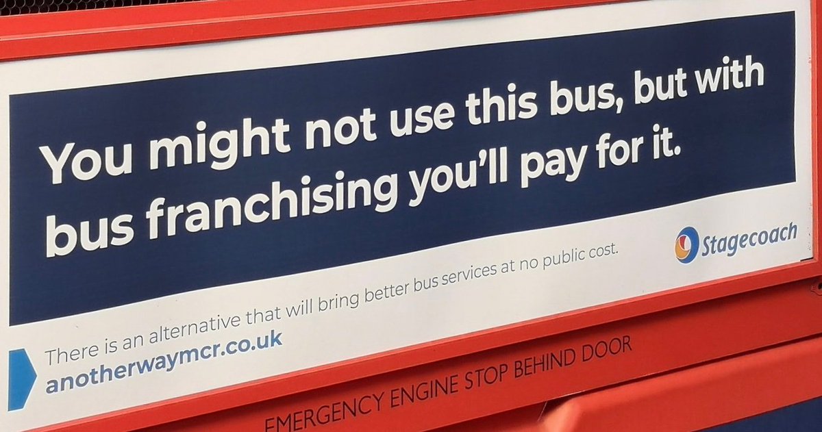 Well done <a href="/StagecoachGM/">StagecoachGM</a> on beginning to show truths and facts simply, as oppose to multiple lies, misguided information and stitch ups. Do not hand control over. The public need to be informed properly, not stitched up by the likes of councillors and “Better Buses”