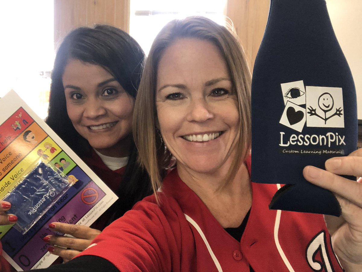 ATS_FCPS's tweet photo. Thanks @lessonpix for sharing your awesome program with @ATS_FCPS! So many cool tools to use with our students. #ATSKDH #ATSGENIE https://t.co/NvivKAV4s5