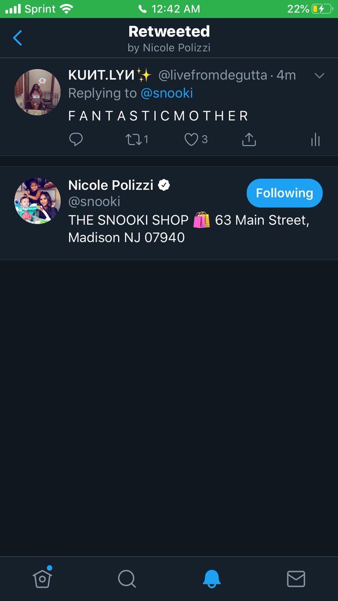 livefromdegutta's tweet photo. I’m still so shoooook @snooki retweeted me last night 😭😭😭
#werefriendsnow https://t.co/MjUjMVVNiw