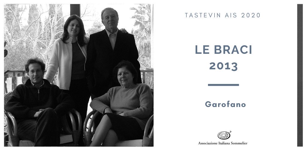 Il #tastevin #vitae2020 a <a href="/vinigarofano/">Garofano wines</a> per avere svelato il volto inedito del #negroamaro in #Puglia. <a href="/AisPuglia/">Sommelier Ais Puglia</a> @gianlusempri