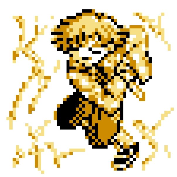 Crabclub Pa Twitter 久々のドット絵はポケモン金銀風ドット絵の善逸です ドット絵 鬼滅の刃