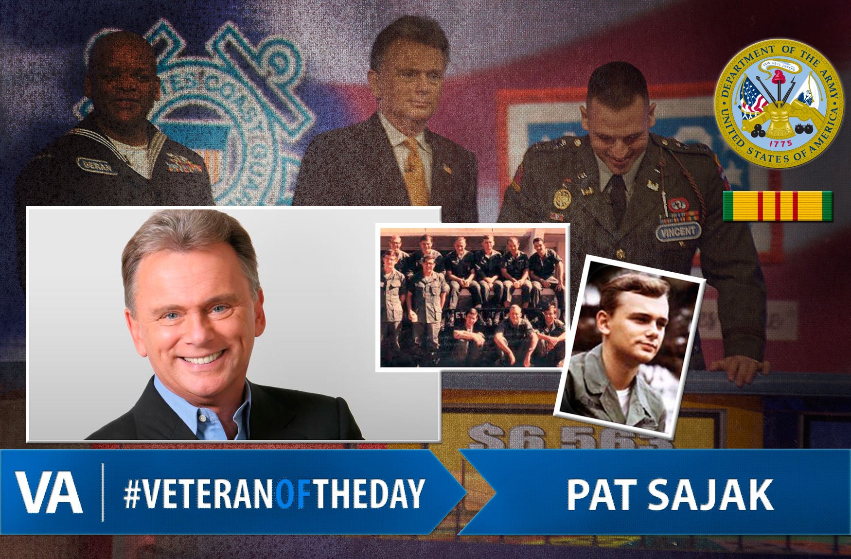 October 26:Happy 72nd birthday to television personality,Pat Sajak (\"Wheel Of Fortune\") 
