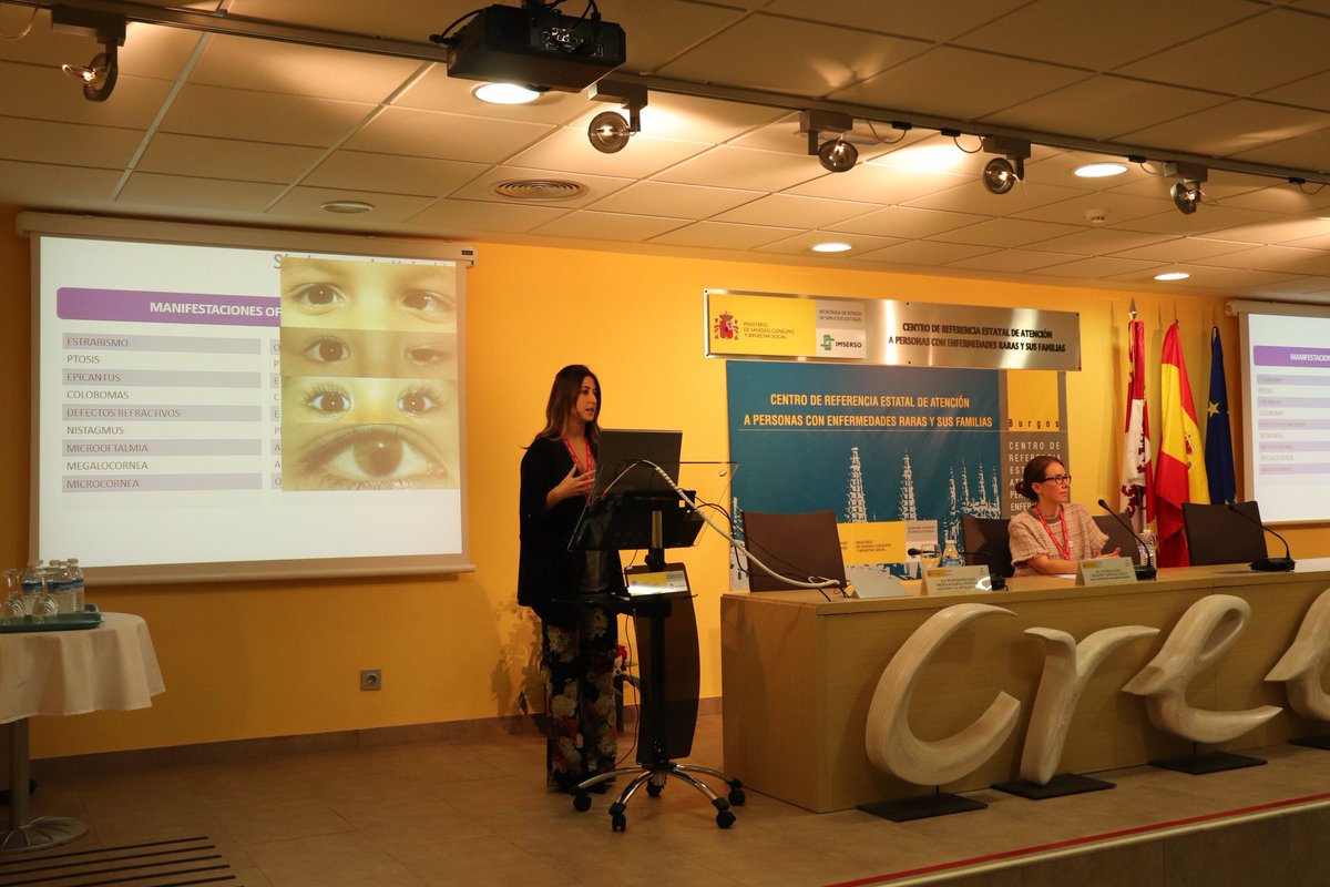 CentroCREER's tweet photo. Hoy en la III Jornada médica-formativa sobre el Síndrome #Kabuki han tenido lugar charlas sobre casos atípicos, diagnóstico diferencial, hallazgos oftalmológicos y afectación ORL a cargo de especialistas. #AEFA_KBK  @Imserso @CentroCREER #EncuentrosCREER #10AniversarioCREER. https://t.co/zR89UxWFdt