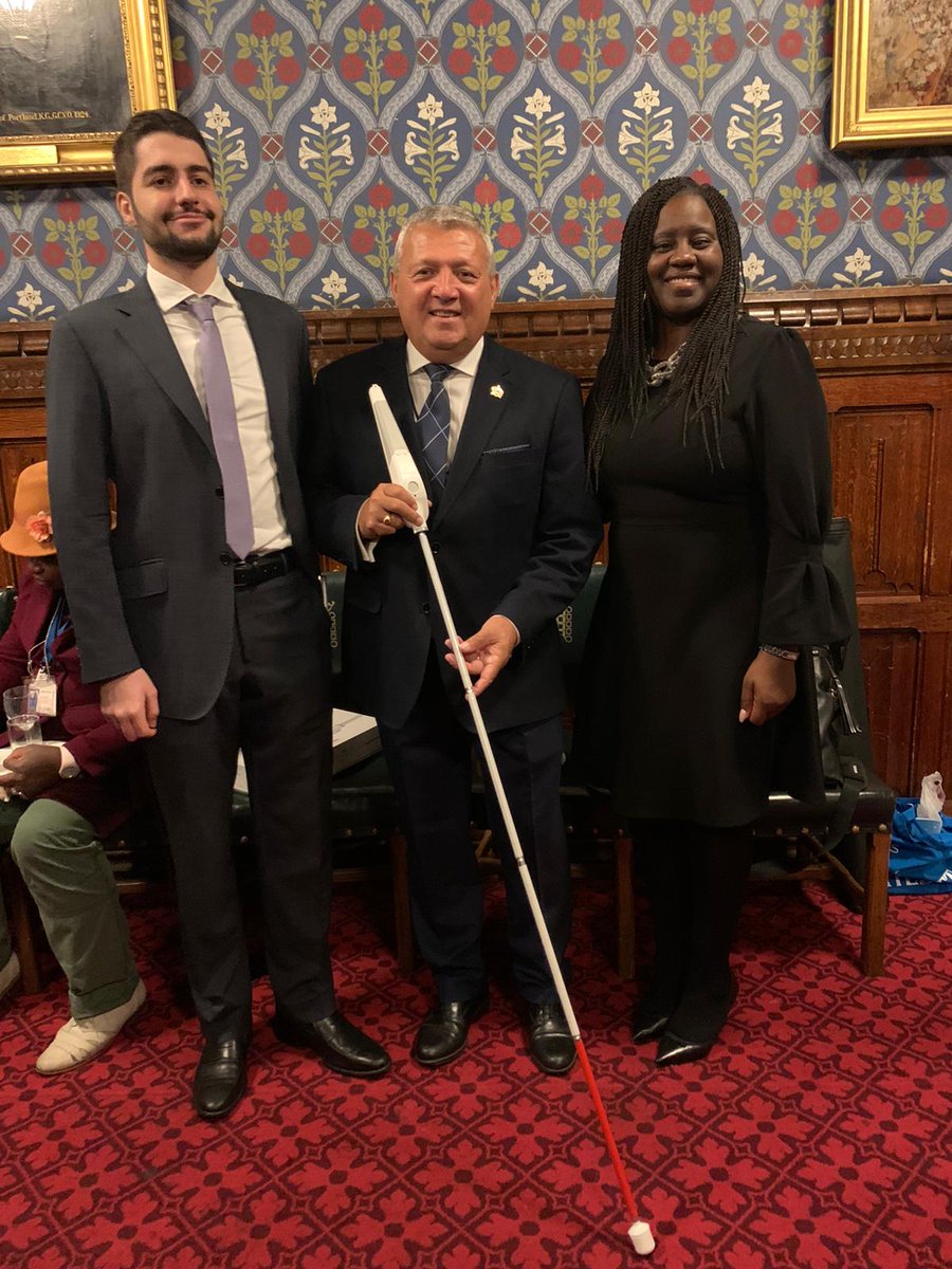 MarshadeCordova's tweet photo. So pleased to host the @WandsChamber in Parliament yesterday. It was inspiring to see @JeanMarcFeghali's  innovations to make London more accessible for blind and partially sighted people https://t.co/o2EwntkYNX