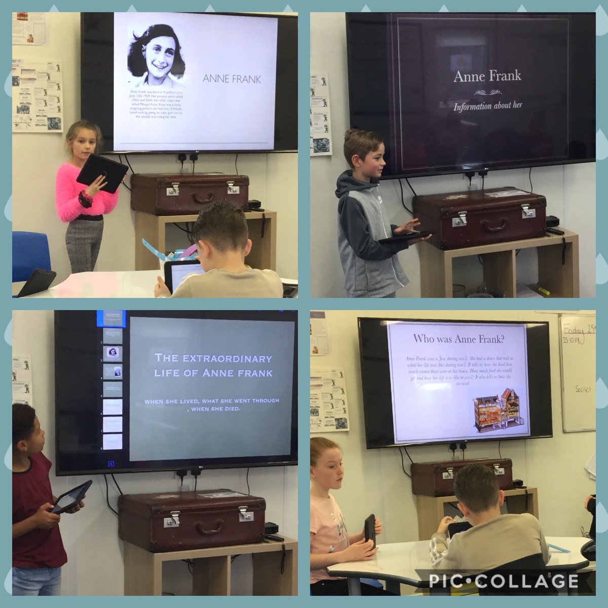 N_O_P_A's tweet photo. Y5 shared their 'Keynotes' about what they have found out about Anne Frank and her #RemarkableLife https://t.co/zFzW0zGz5x