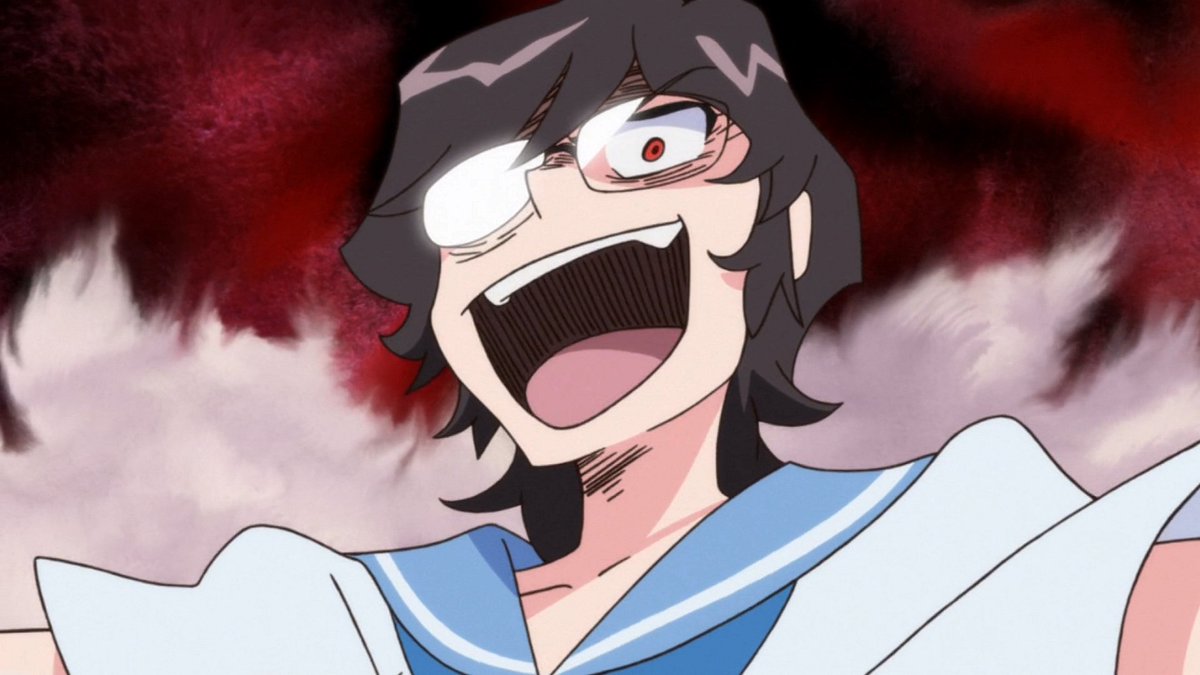 Screenshots of Maiko Ogure from Kill la Kill.Album https://imgur.com/a/PT5R...