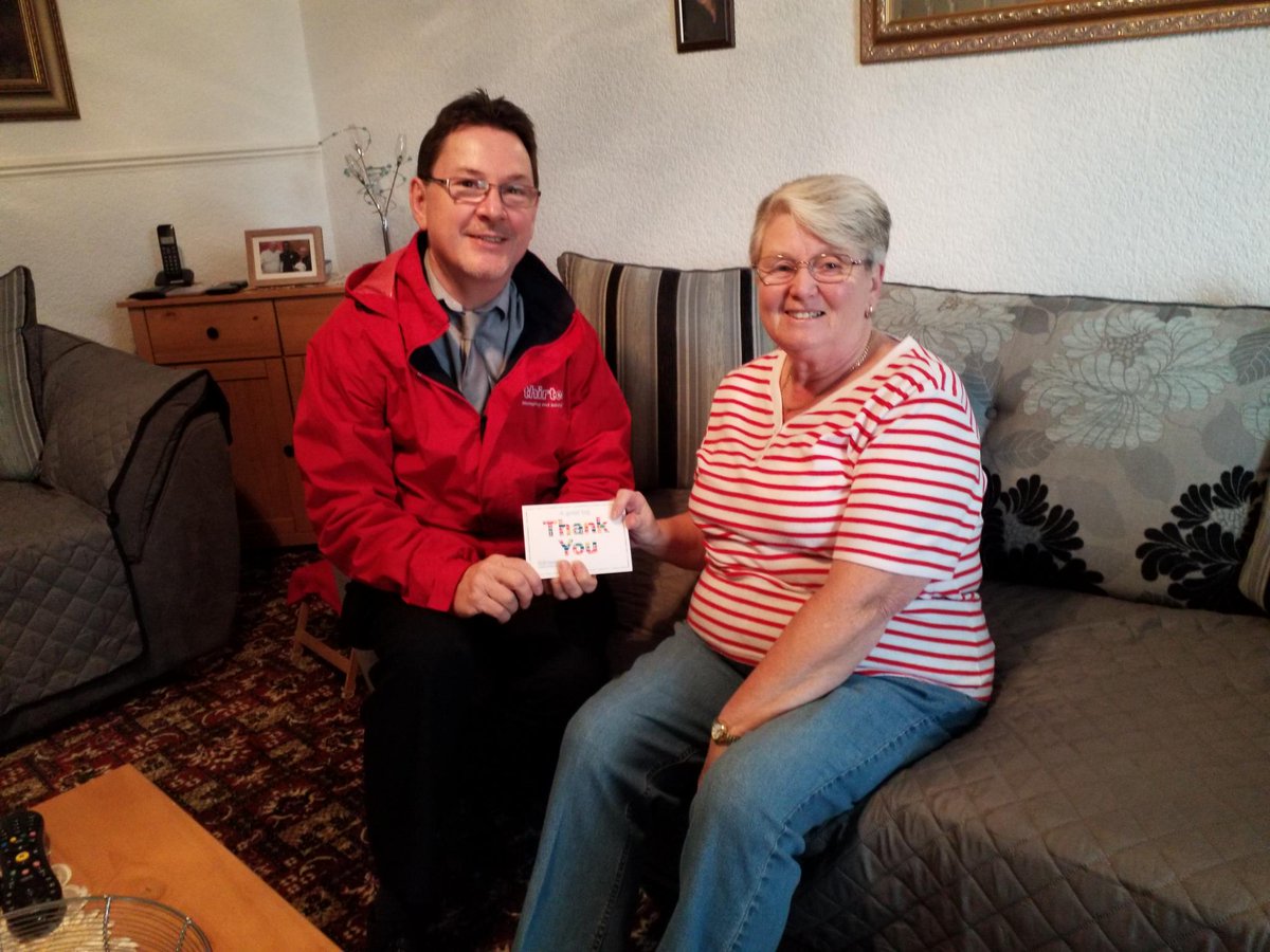 Noreen, one of our lovely customers won a £25 Love to shop voucher after visiting the Thirteen stand in Stockton high street and entered into a prize draw during customer service week.  She said "I am very pleased as I never win anything!"