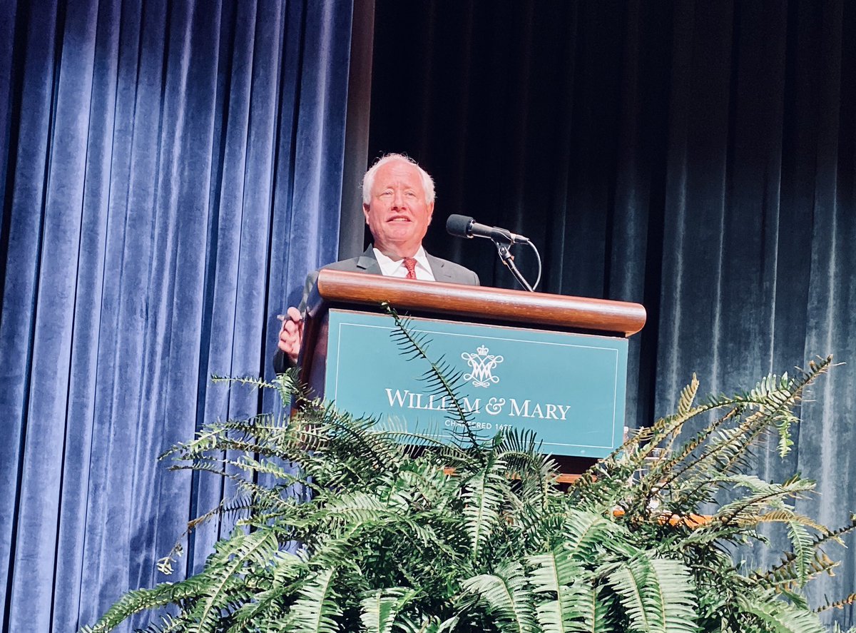 ⁦Really enjoyed the lecture and discussion on #Americanpolitics ⁩by ⁦<a href="/BillKristol/">Bill Kristol</a>⁩ yesterday evening ⁦<a href="/williamandmary/">William & Mary</a>⁩