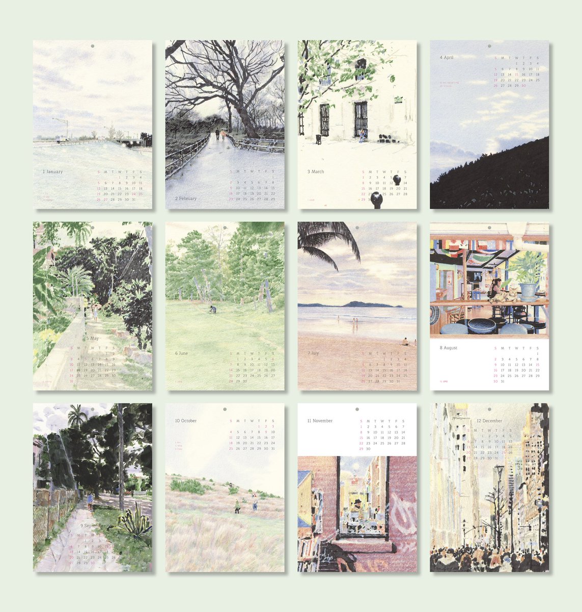 2020 그림 달력 예약판매 오픈 / 유어마인드(<a href="/your_mind_com/">유어마인드 YOUR-MIND</a>)