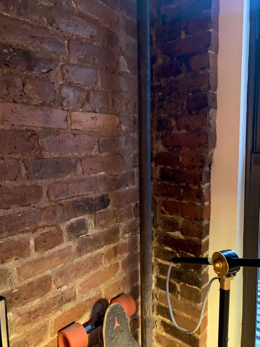 So it’s finally gotten chilly enough for the heating in my apartment building to be turned on! Upside of old buildings in NYC - exposed brick. Downside - exposed pipes that get as hot as satan’s arse and turns your shoebox into a sauna