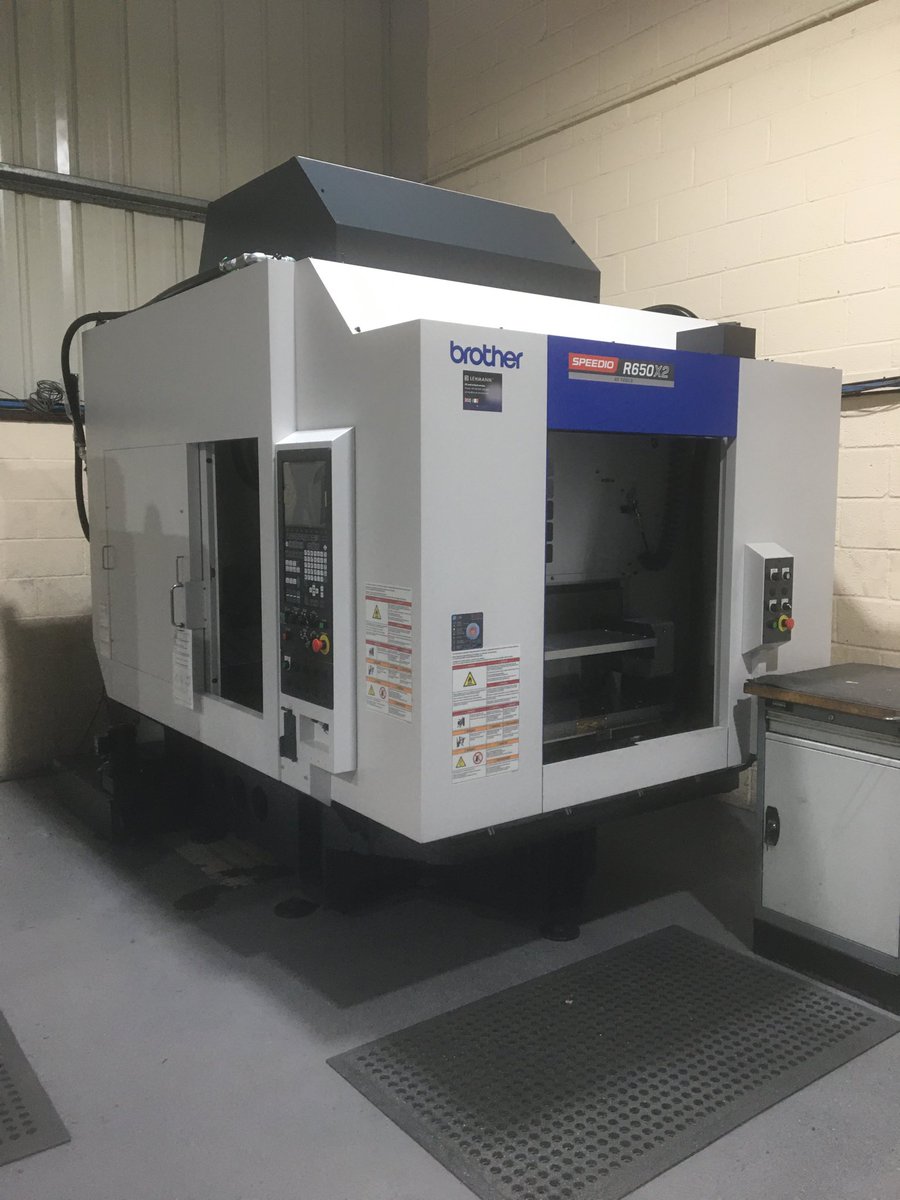 wmtcnc's tweet photo. First of the new 40 tool twin pallet 16K Brother R650X2 machine installed today at leading Diecaster
#loadincycle #nothingfaster #Speedio https://t.co/jFBqVJtfyu