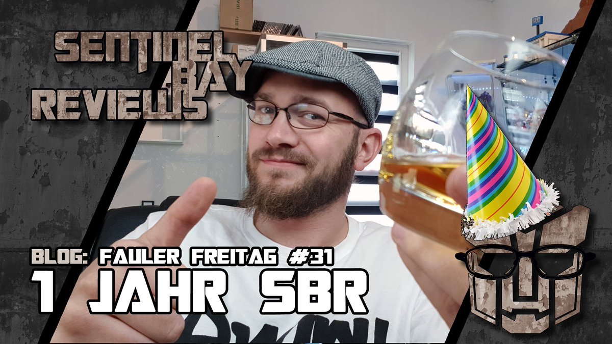ReviewsBay's tweet photo. Heute feiere ich Geburtstag. Ein Jahr Sentinel Bay Reviews. Seid dabei: https://t.co/VYyPziEAH4
#transformers #fandom #anniversary #akkuranzclub https://t.co/Wju7xlDAD8