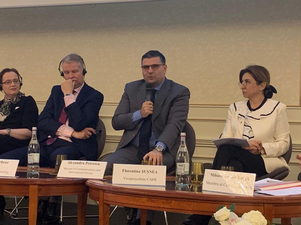 AlexPetrescu75's tweet photo. Delighted to attend this morning the 
6th Congress of the Romanian Audit Profession-Two Decades of Maturity of the Financial Auditor Profession in Romania-Past, Present and Future, organized by the Chamber of Financial Auditors of Romania. Analog to digital in the audit business https://t.co/HuHwUhpH0I