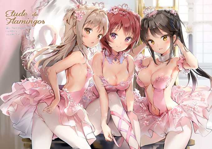 【フィギュア化】オリジナルイラストをもとに、フィギュア化進行中です!フラミンゴバレエ団のポニーテールの子がユニオンクリエイティブ様にてフィギュア決定しました。他にも、白鳥・黒鳥の白鳥ちゃん(Pinkcat様)、ポニーテールの子(ダイキ工業様)も進行中です発売の際また告知いたします! 