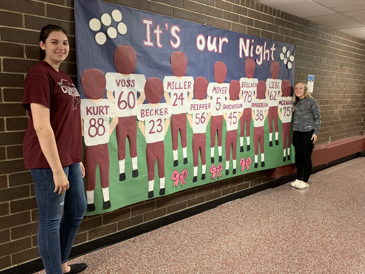 NorthLinnCheer's tweet photo. It’s game day! #lynxcountry #SeniorNight #ProudToBeALynxFan https://t.co/UDIzZ7kruH