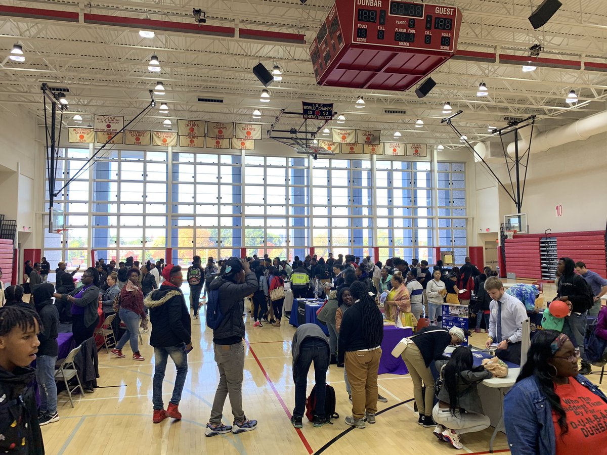 DunbarDC_CCC's tweet photo. A HUGE Thank you to the 37 college and career providers that came out to our College and Career Fair yesterday! You all ROCK! #EverydayAtDunbar #WeNeededMoreTables #WeMadeItWorkThough https://t.co/HUz7kT0ibV