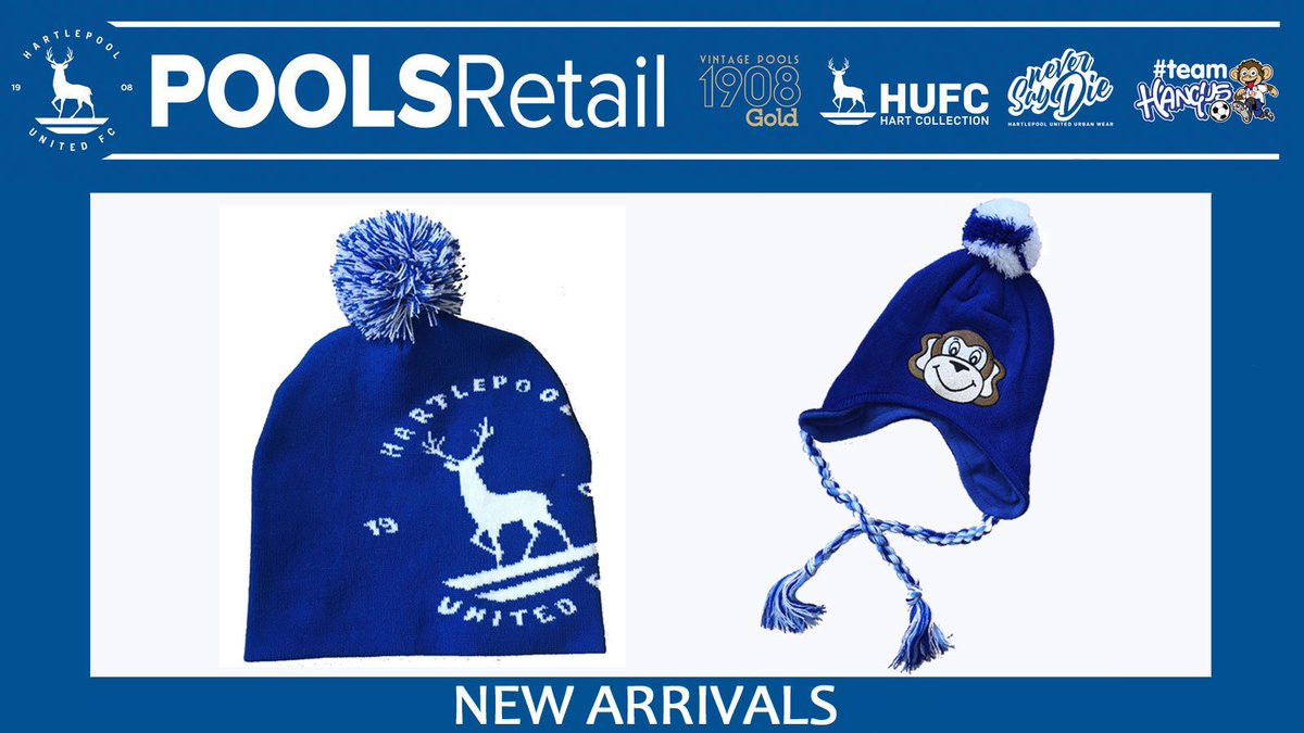 poolsretail's tweet photo. And with the weather getting colder, we've now got a couple of Junior Bobble Hats on sale...

#PoolsRetail

https://t.co/Tdiy5OsXvr https://t.co/VgO4J3tS3F