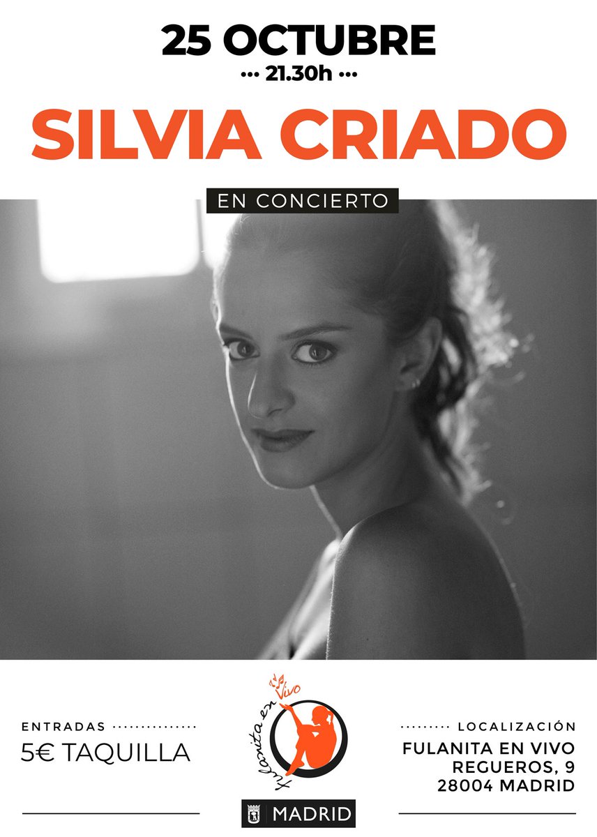 Hoy podréis disfrutar de un #conciertoinédito de #SilviaCriado, donde presentará varias canciones propias así como #versiones de diferentes artistas, acompañada a la guitarra por #PabloAlamá y con las colaboraciones de las cantautoras #SilviaSanjuan y #LucíaCriado