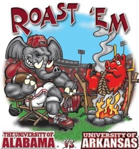 jkittkat's tweet photo. Happy #GameDayEve!
@RyanCFowler @JJacobHarrisonn @TheGAMEon1009 @TidalTowel @DrewD977ESPN @brettbeaird #BamaTwitterArmy
#MacAttack🅰️💪🏻🏈
#HeeeeerePiggyPiggy
#STOMPtheHogs🐘
#RoastTheRazorbacks🐷🔥
#RevengeTour💪🏻🅰️
#RollTide🅰️🐘🌊🏈 https://t.co/RUaGBvkKJI
