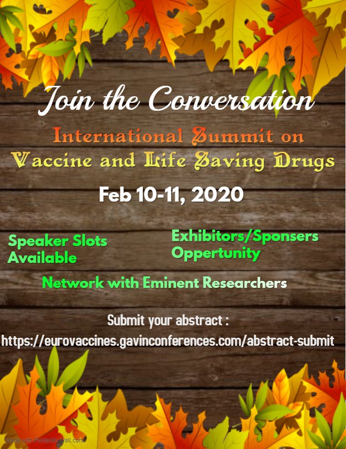 Vaccine2020's tweet photo. Submit your #abstract in #Vaccine_2020 and book your slots. Get a chance to #network with the eminent #scientists. #Venice, #Italy.  #sponsership #healthcare_institutes #mettings #vaccine #pathologists #immunology #conference #call_for_paper #medicalcoder #clinicalresearch https://t.co/H5CY7JaTIN