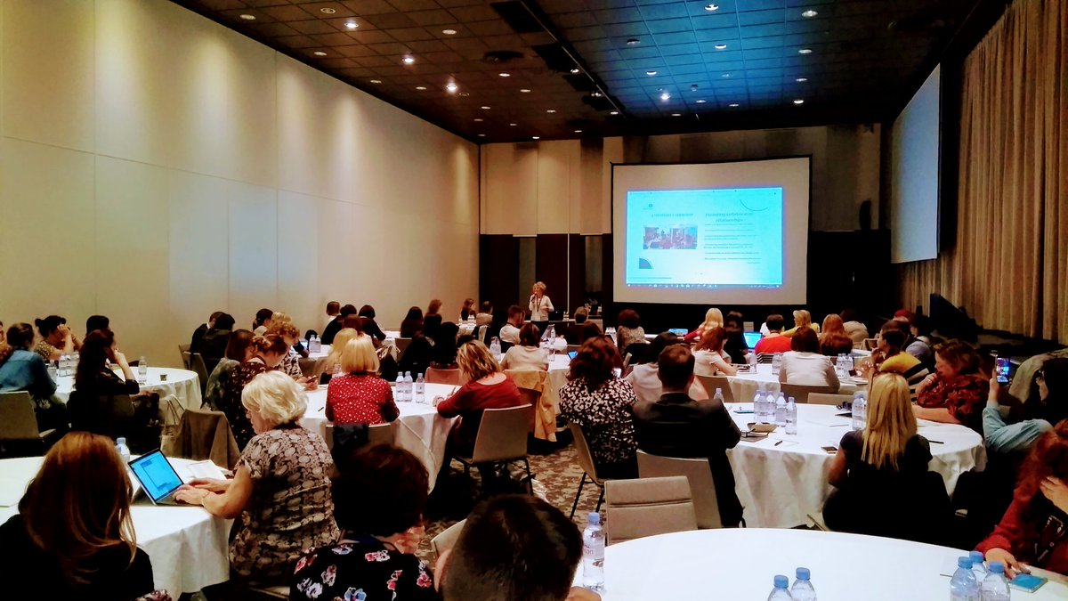elijoki's tweet photo. #eTwconf19 we learn about #eTwinning Schools through real life examples https://t.co/Wk3F7gD9QY