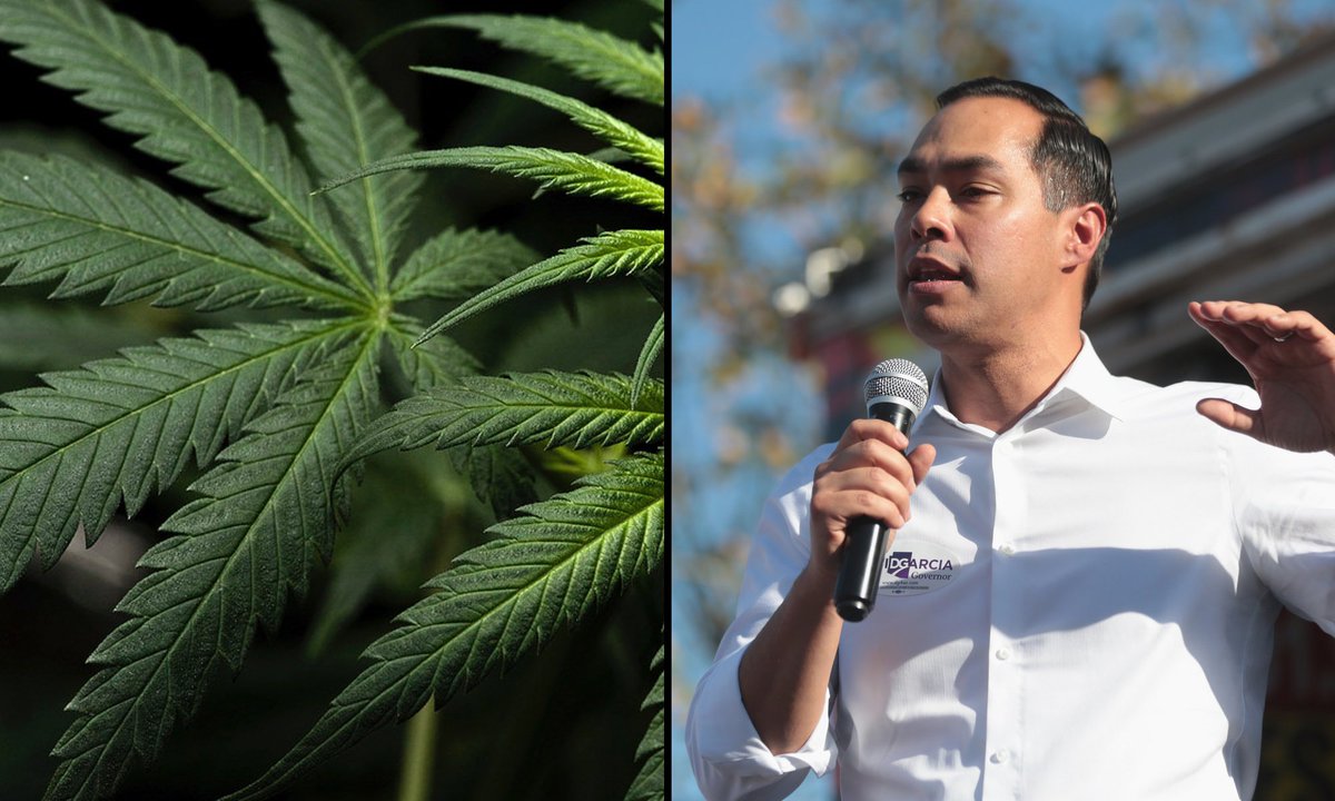 tomangell's tweet image. Presidential candidate @JulianCastro rolled out a criminal justice plan that includes:

✅ Legalizing marijuana

✅ Expunging cannabis records

✅ Ending the war on drugs

✅ Using tax revenue to help communities harmed by prohibition

MORE:

marijuanamoment.net/presidential-c…