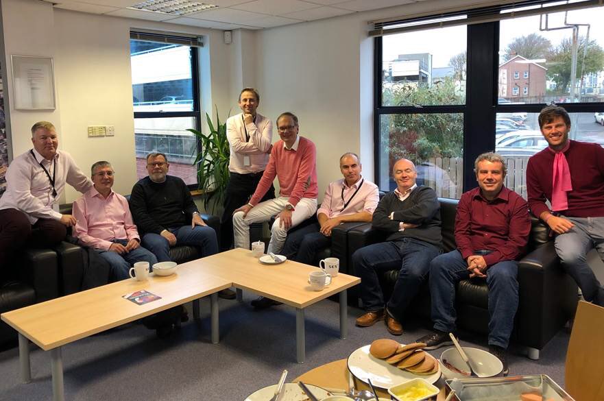 Our office today #PrettyinPink - <a href="/SES_Satellites/">SES</a> fundraising support for <a href="/BreastCancerIOM/">Manx Breast Cancer</a>