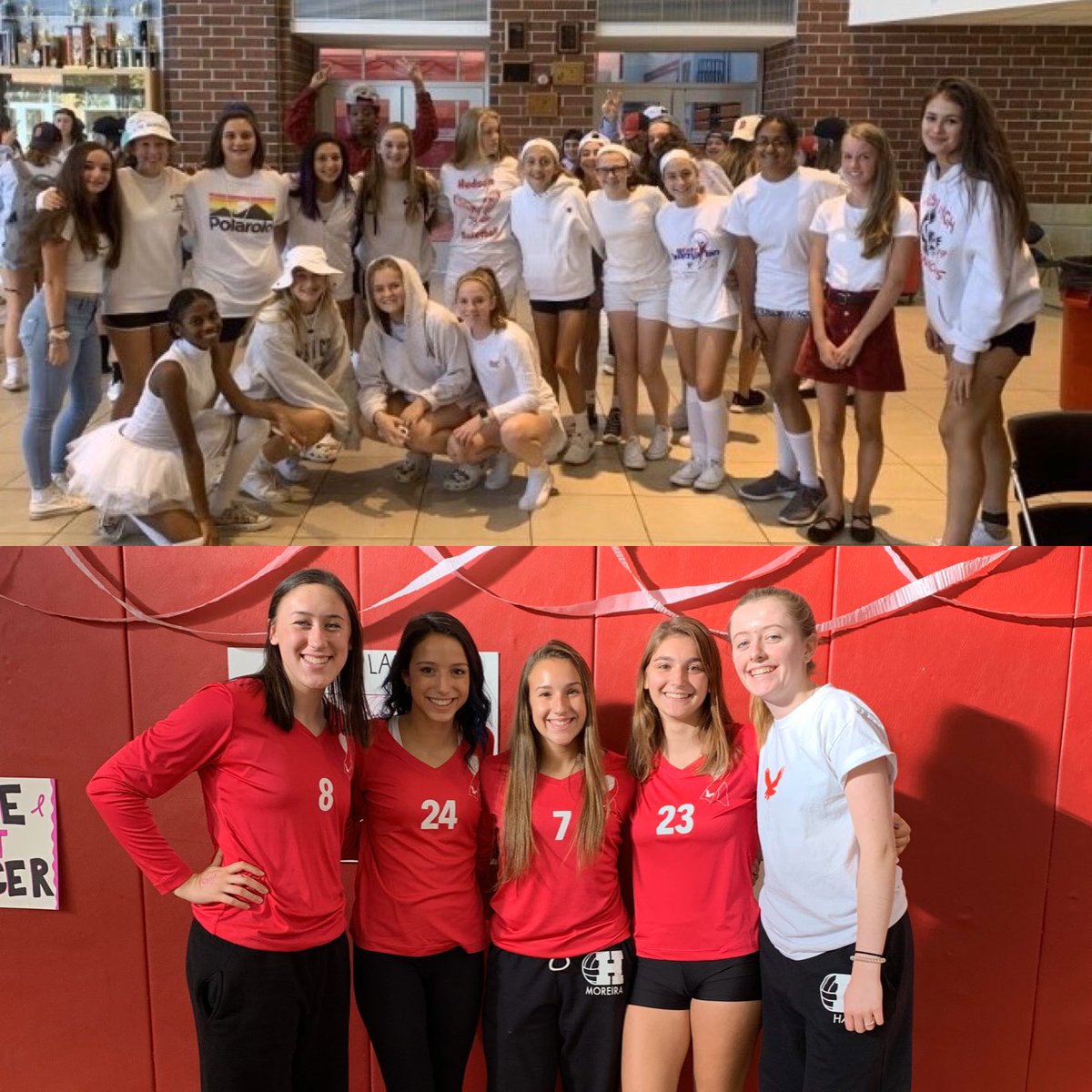 DOUBLE HEADER! START OFF WITH FIELD HOCKEY🏑SENIOR NIGHT AT 5 IN THE BOWL THEN HEAD OVER TO THE GYM TO WATCH VOLLEYBALL🏐SENIOR NIGHT AT 6 VS AYER SHIRLEY! SHOW SOME LOVE TO OUR SENIORS AND GO SUPPORT OUR LADIES TODAY❕BLACK OUT FOR BOTH GAMES⚫️⚫️⚫️