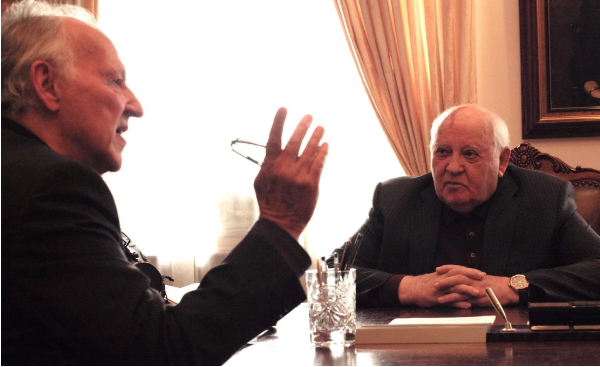 Herzog's Meeting Gorbachev is embarrassing for how little Herzog knows, Egozog's surprise that the leader of a former super power leader might have a bigger ego than he + how little thought went in2 the specifics necessary to get something good. First half is basically wikipedia.