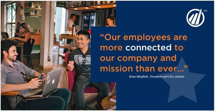 StandOutTMBC's tweet photo. Long surveys with delayed data won’t do much for  engagement. Atlantic knew this and wanted to find a solution that measured engagement in real-time so they could keep employees happy and uncover any hidden challenges. Find out their solution and results: https://t.co/MjKtfSPVPZ https://t.co/Xb3AtpXAnd
